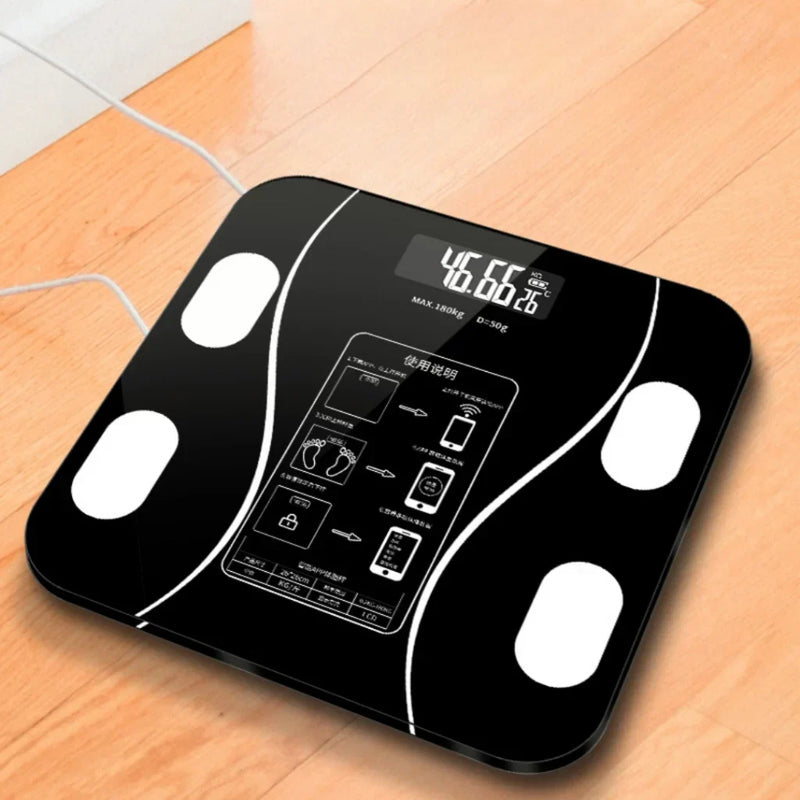 FitScale Pro – Balança Digital Bluetooth de Bioimpedância