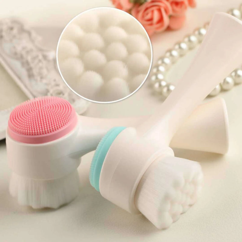 Escova Limpeza Facial 2 Em 1 Unissex SoftClean