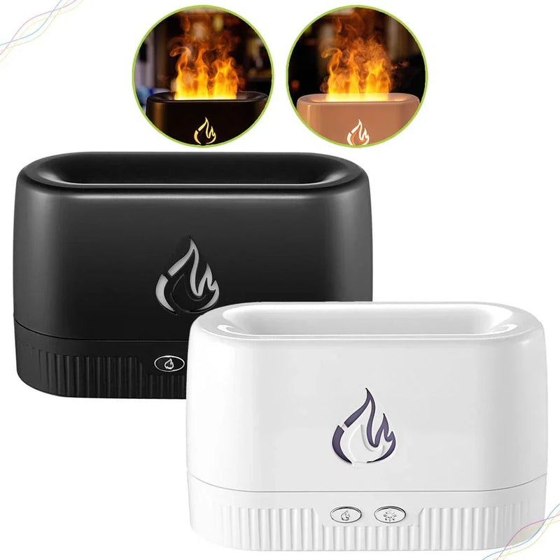 UmiFire - Difusor de Aromas Ultrassônico com Simulador de Chamas