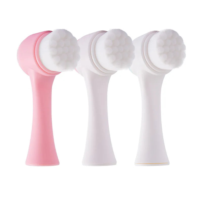 Escova Limpeza Facial 2 Em 1 Unissex SoftClean